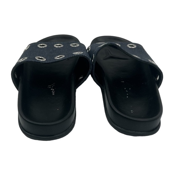 Blue Grommet Slide Sandals Size 6 Women’s - Picture 7 of 8